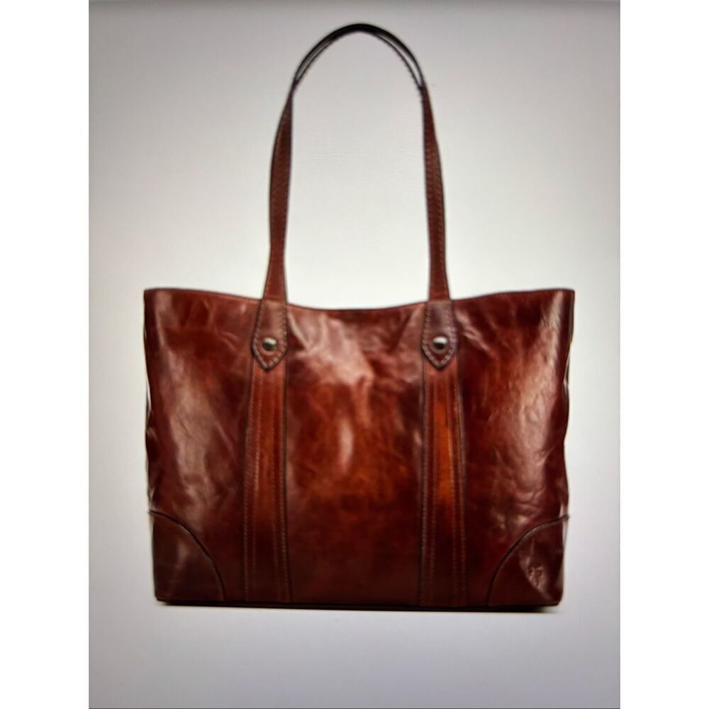 NWT Frye Melissa Washed Leather Shopper Bag